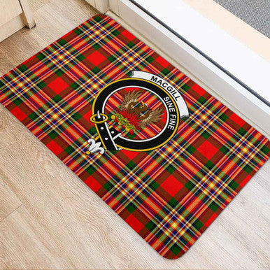 Scottish MacGill (Makgill) Clan Crest Tartan Door Mat Tartan Plaid 2