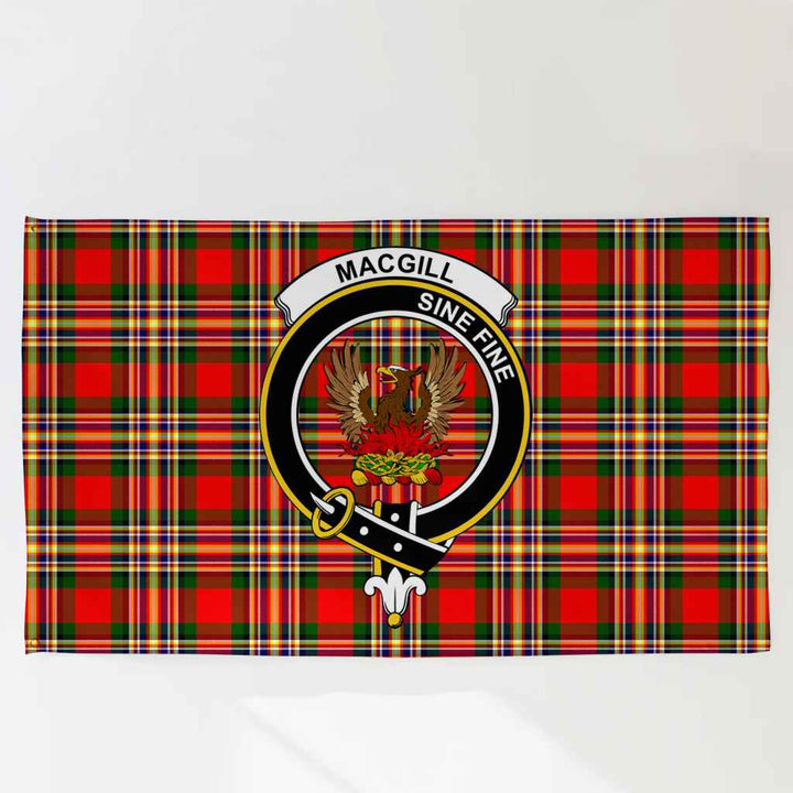 Scottish MacGill (Makgill) Clan Crest Tartan Flag Parade Tartan Plaid 3