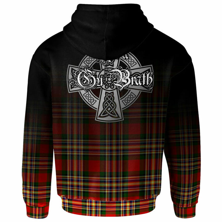 Scottish MacGill (Makgill) Clan Crest Tartan Hoodie - Alba Gu Brath Family Crest Celtic Inspired Back Side Tartan Plaid