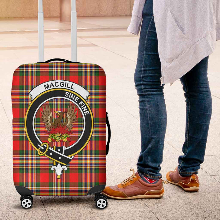 Scottish MacGill (Makgill) Clan Crest Tartan Luggage Cover Tartan Plaid 4