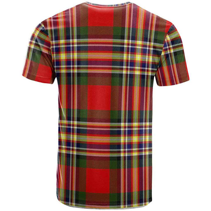 Scottish MacGill (Makgill) Clan Crest Tartan T-Shirt Back Side Tartan Plaid