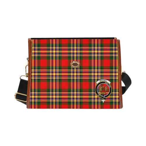 Scottish MacGill (Makgill) Clan Crest Tartan Waterproof Canvas Bag Tartan Plaid 2