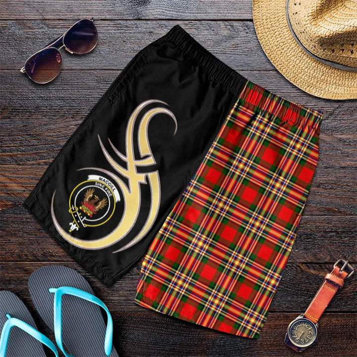 Scottish MacGill Modern Clan Crest Tartan Believe in Me Men's Shorts