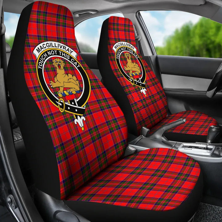 Scottish MacGillivray Clan Crest Tartan Car Seat Covers 3