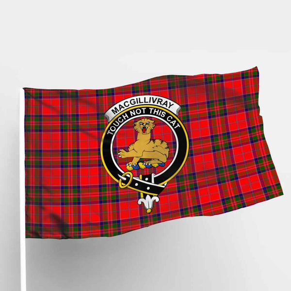 Scottish MacGillivray Clan Crest Tartan Flag Parade Tartan Plaid 1