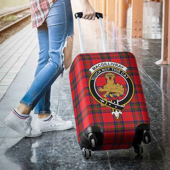 Scottish MacGillivray Clan Crest Tartan Luggage Cover Tartan Plaid 3