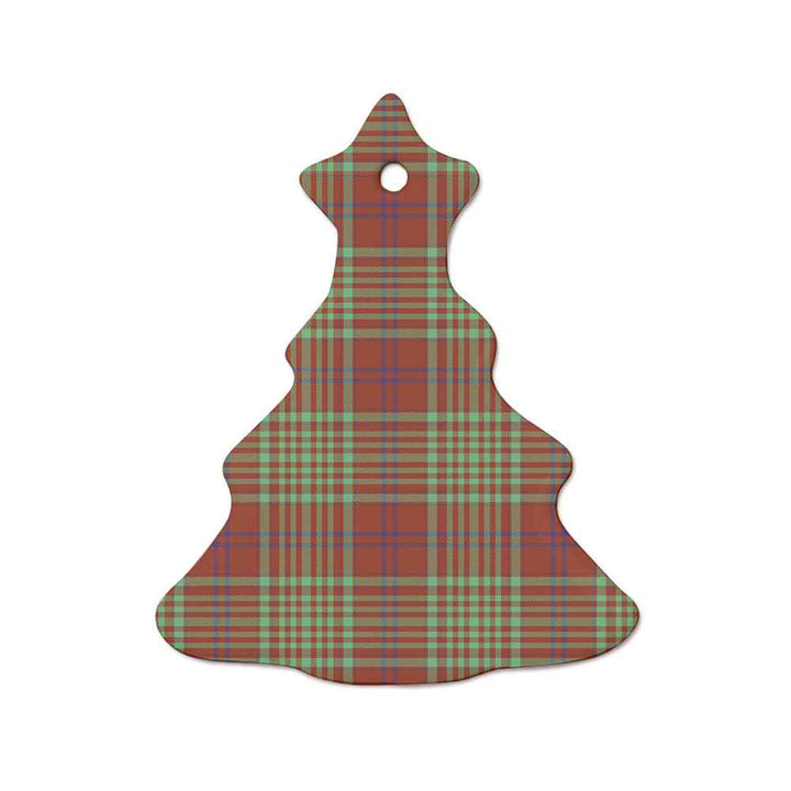 Scottish MacGillivray Hunting Ancient Clan Tartan Ceramic Ornament  Tree Shape Tartan Plaid