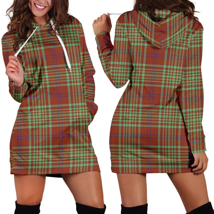 Scottish MacGillivray Hunting Ancient Clan Tartan Hoodie Dress