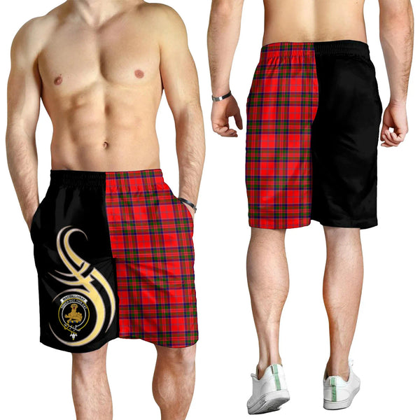 Scottish MacGillivray Modern Clan Crest Tartan Believe in Me Men's Shorts