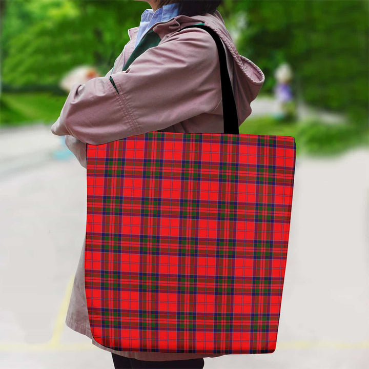 Scottish MacGillivray Modern Clan Tartan Canvas Bag With Shoulder Strap Tartan Plaid 2
