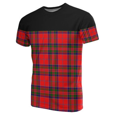Scottish MacGillivray Modern Clan Tartan T-Shirt Horizontal Style Front Side Tartan Plaid