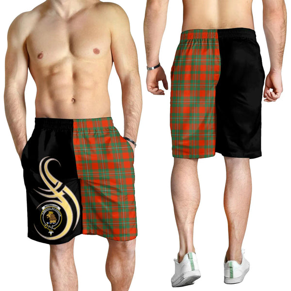 Scottish MacGregor Ancient Clan Crest Tartan Believe in Me Men's Shorts