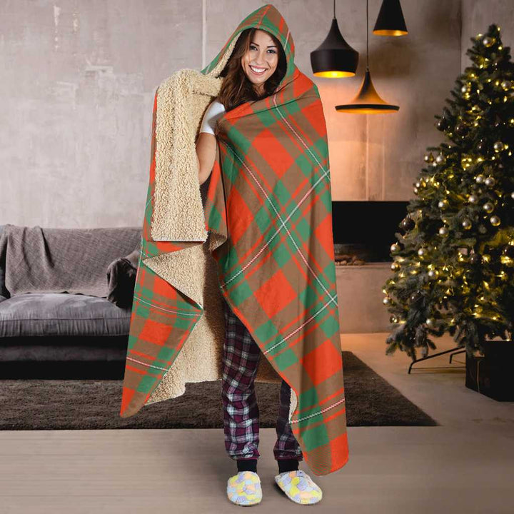 Scottish MacGregor Ancient Clan Tartan Hooded Blanket Tartan Plaid 6