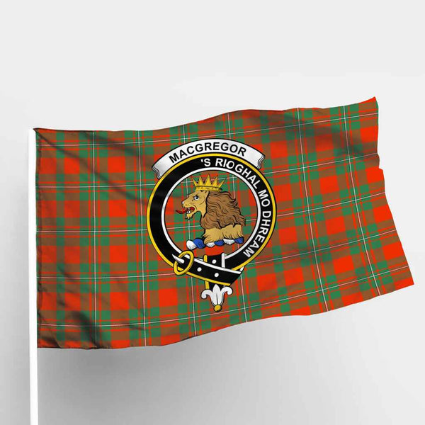 Scottish MacGregor Clan Crest Tartan Flag Parade Tartan Plaid 1
