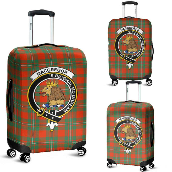 Scottish MacGregor Clan Crest Tartan Luggage Cover Tartan Plaid 1
