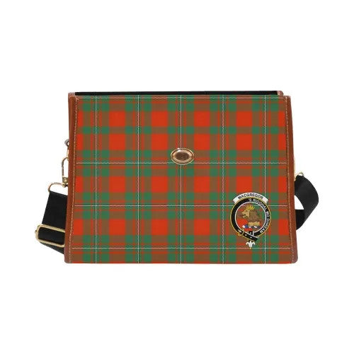 Scottish MacGregor Clan Crest Tartan Waterproof Canvas Bag Tartan Plaid 1