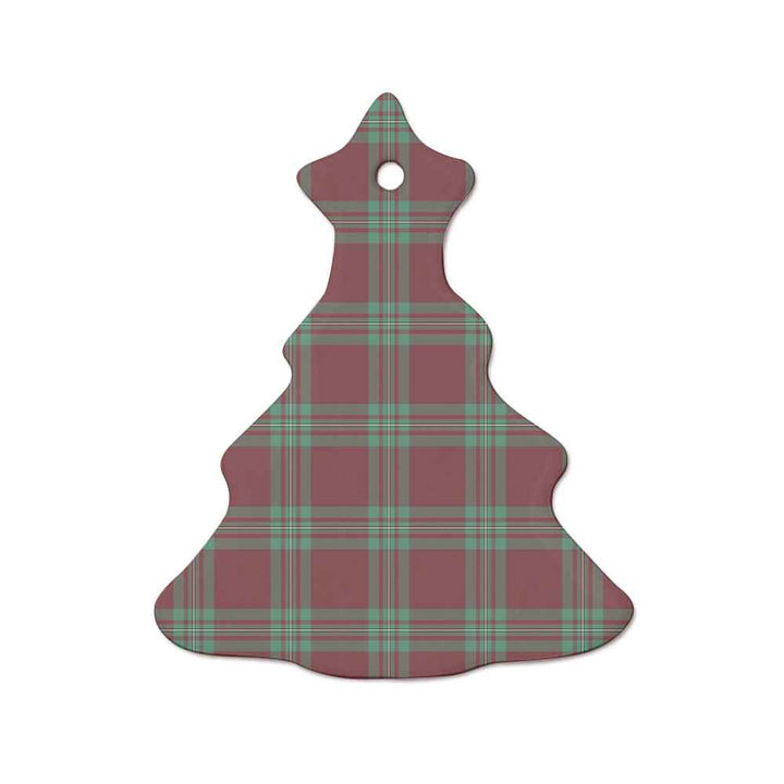 Scottish MacGregor Hunting Ancient Clan Tartan Ceramic Ornament  Tree Shape Tartan Plaid