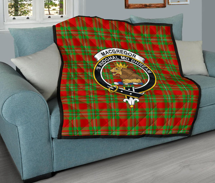 Scottish MacGregor Modern Clan Crest Tartan Quilt Tartan Plaid 11