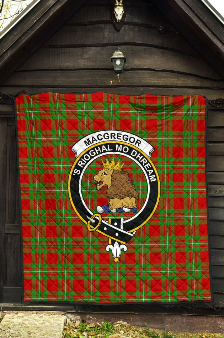 Scottish MacGregor Modern Clan Crest Tartan Quilt Tartan Plaid 3