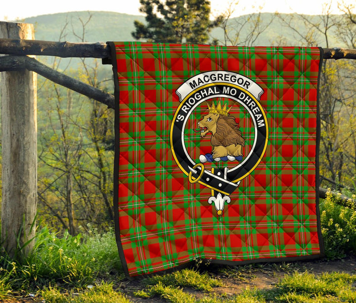 Scottish MacGregor Modern Clan Crest Tartan Quilt Tartan Plaid 6