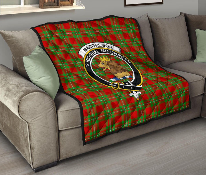 Scottish MacGregor Modern Clan Crest Tartan Quilt Tartan Plaid 8