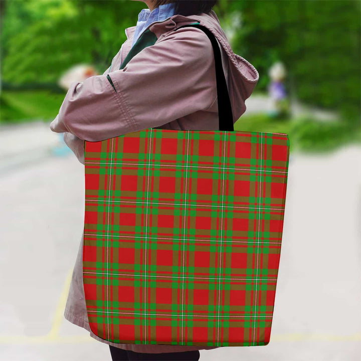 Scottish MacGregor Modern Clan Tartan Canvas Bag With Shoulder Strap Tartan Plaid 2
