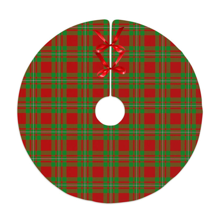 Scottish MacGregor Modern Clan Tartan Christmas Tree Skirt No Tassels 1 Tartan Plaid