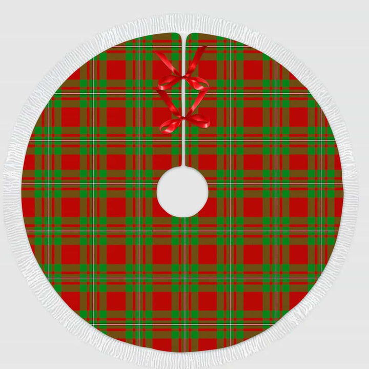 Scottish MacGregor Modern Clan Tartan Christmas Tree Skirt Tassels 1 Tartan Plaid