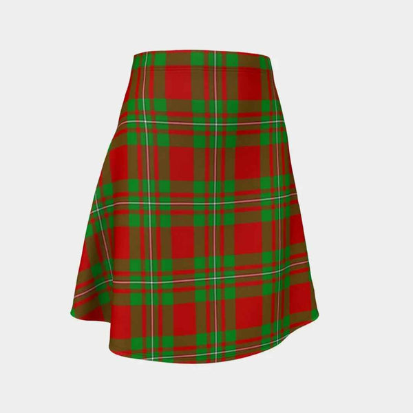 Scottish MacGregor Modern Clan Tartan Flare Skirt Tartan Plaid 1
