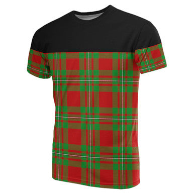 Scottish MacGregor Modern Clan Tartan T-Shirt Horizontal Style Front Side Tartan Plaid