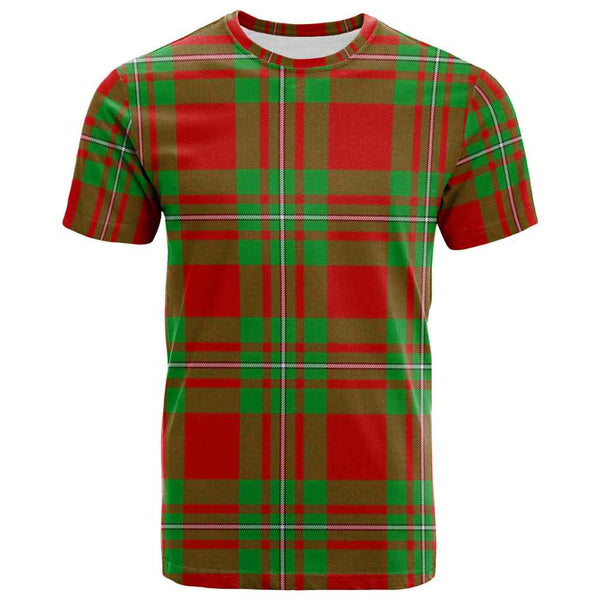 Scottish MacGregor Modern Clan Tartan T-Shirt Front Side Tartan Plaid