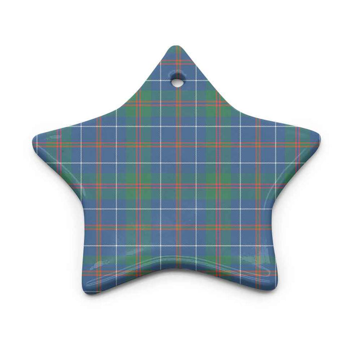 Scottish MacHardy Ancient Clan Tartan Ceramic Ornament Star Shape Tartan Plaid