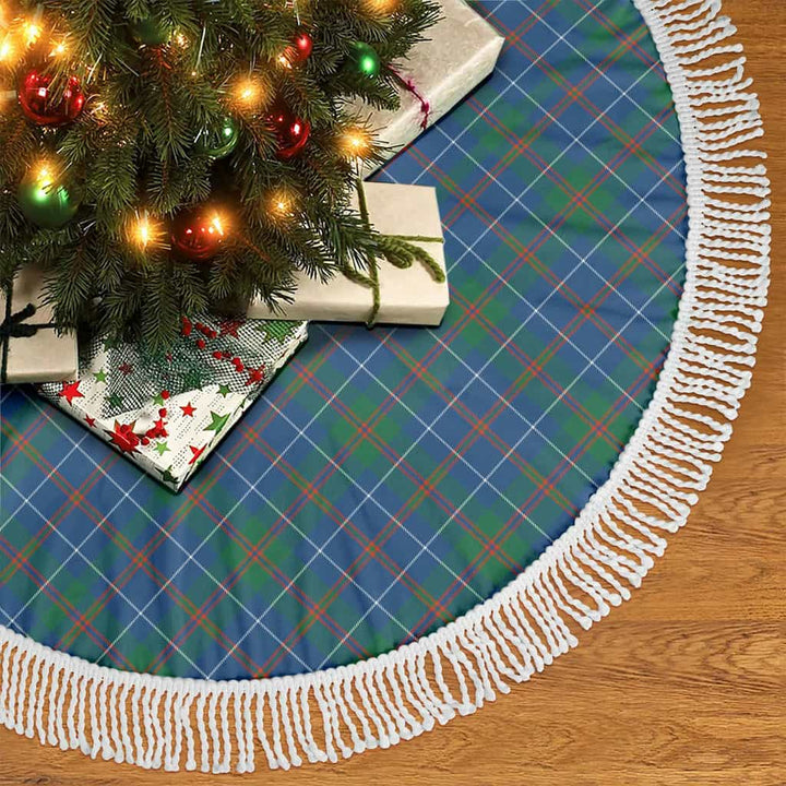 Scottish MacHardy Ancient Clan Tartan Christmas Tree Skirt Tassels 2 Tartan Plaid