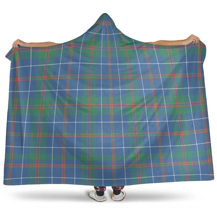 Scottish MacHardy Ancient Clan Tartan Hooded Blanket Tartan Plaid 1