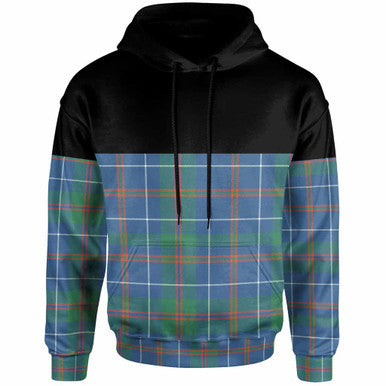 Scottish MacHardy Ancient Clan Tartan Hoodie - Horizontal Style Front Side Tartan Plaid