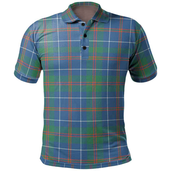 Scottish MacHardy Ancient Clan Tartan Polo Shirt Front Side Tartan Plaid