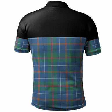 Scottish MacHardy Ancient Clan Tartan Polo Shirt - Horizontal Style Back Side Tartan Plaid