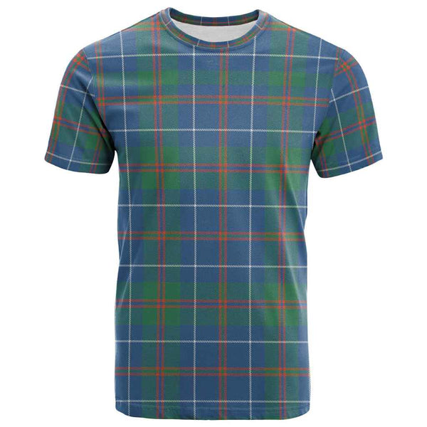 Scottish MacHardy Ancient Clan Tartan T-Shirt Front Side Tartan Plaid