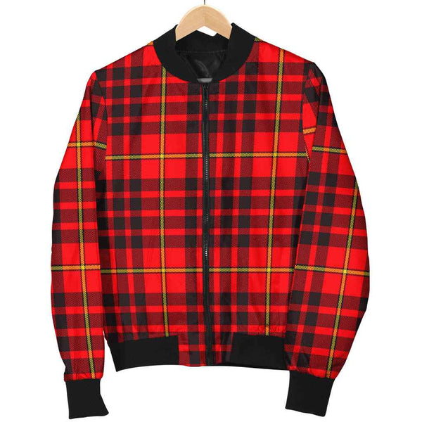 Scottish MacIan Clan Tartan Bomber Jacket Tartan Plaid 1