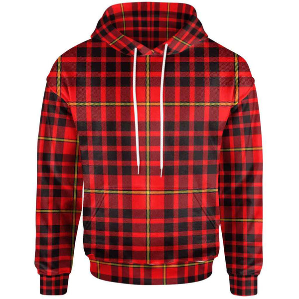 Scottish MacIan Clan Tartan Hoodie Front Side Tartan Plaid