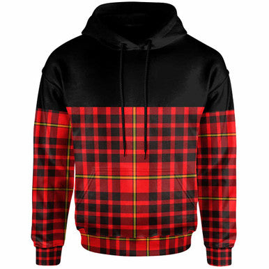 Scottish MacIan Clan Tartan Hoodie - Horizontal Style Front Side Tartan Plaid