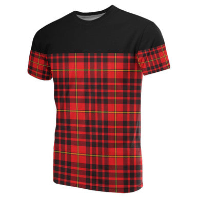 Scottish MacIan Clan Tartan T-Shirt Horizontal Style Front Side Tartan Plaid