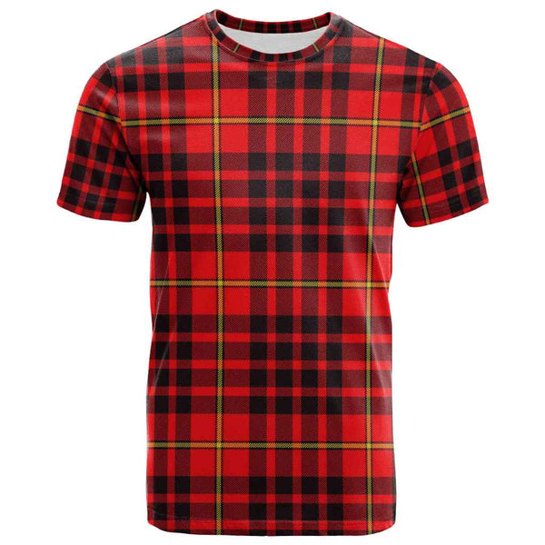 Scottish MacIan Clan Tartan T-Shirt Front Side Tartan Plaid