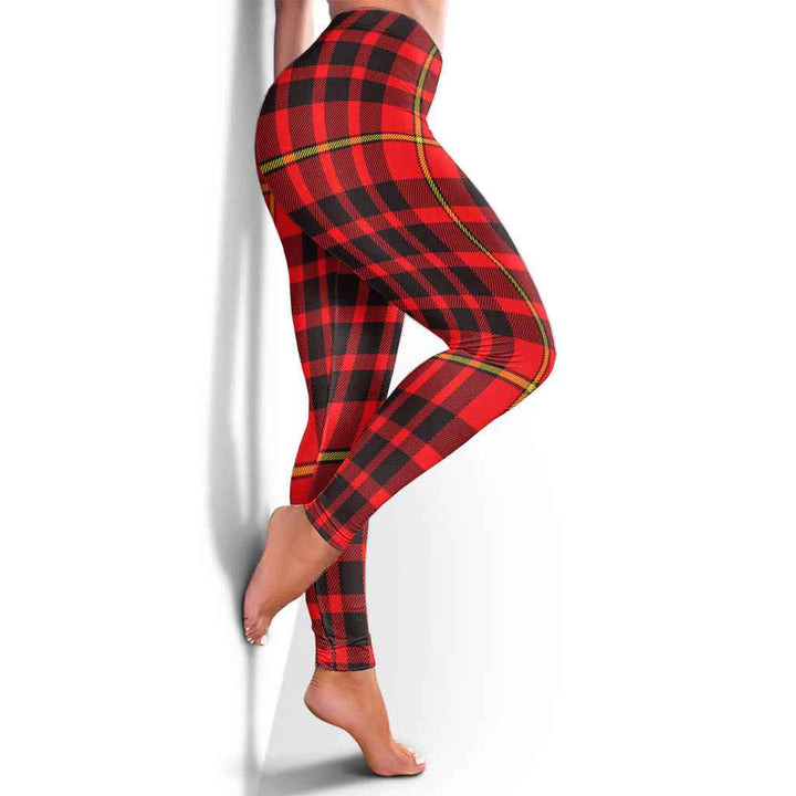 Scottish MacIan Clan Tartan Women Leggings Tartan Plaid 4