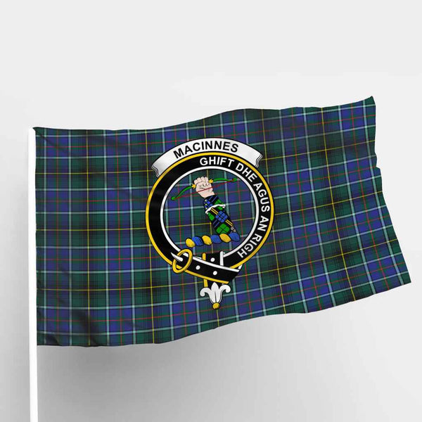 Scottish MacInnes Clan Crest Tartan Flag Parade Tartan Plaid 1