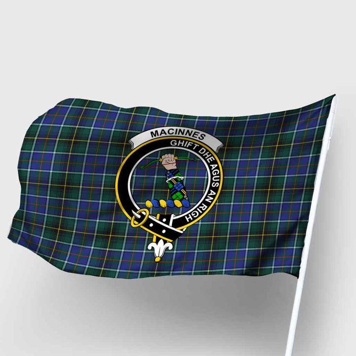 Scottish MacInnes Clan Crest Tartan Flag Parade Tartan Plaid 2