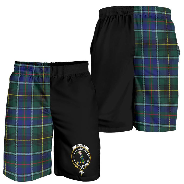 Scottish MacInnes Clan Crest Tartan Half of Me Men's Shorts