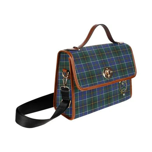 Scottish MacInnes Clan Crest Tartan Waterproof Canvas Bag Tartan Plaid 3