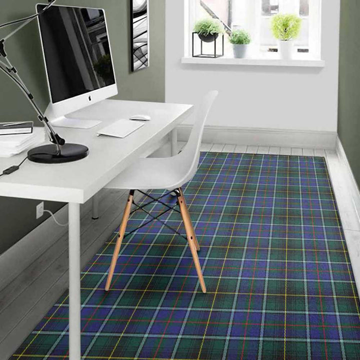Scottish MacInnes Modern Clan Tartan Area Rug Tartan Plaid 4