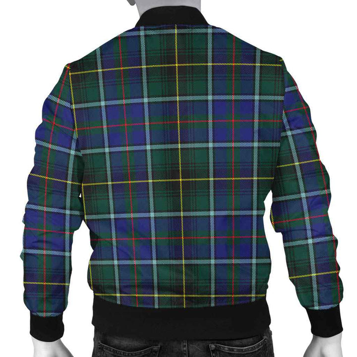 Scottish MacInnes Modern Clan Tartan Bomber Jacket Tartan Plaid 3